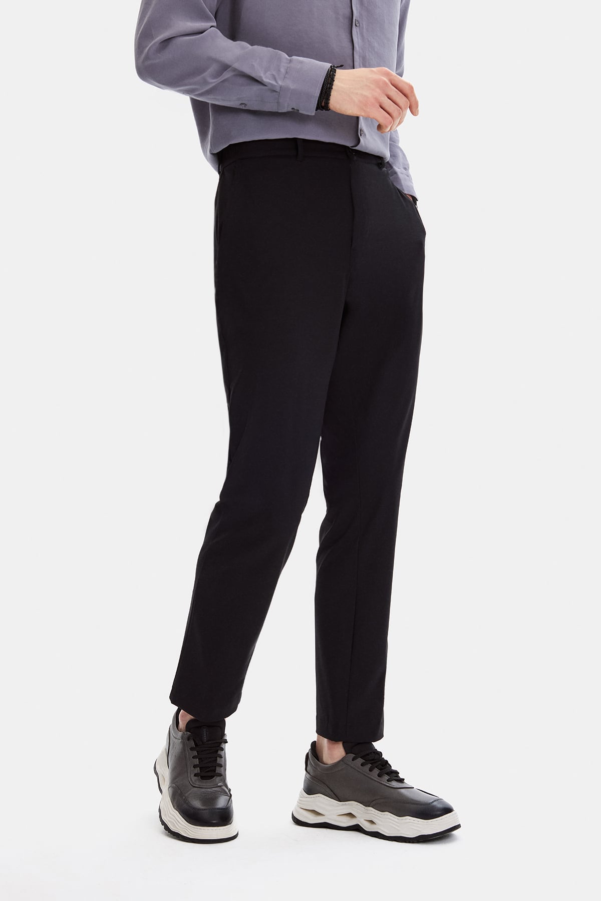 Siyah Comfort Fit Jogger Pantolon