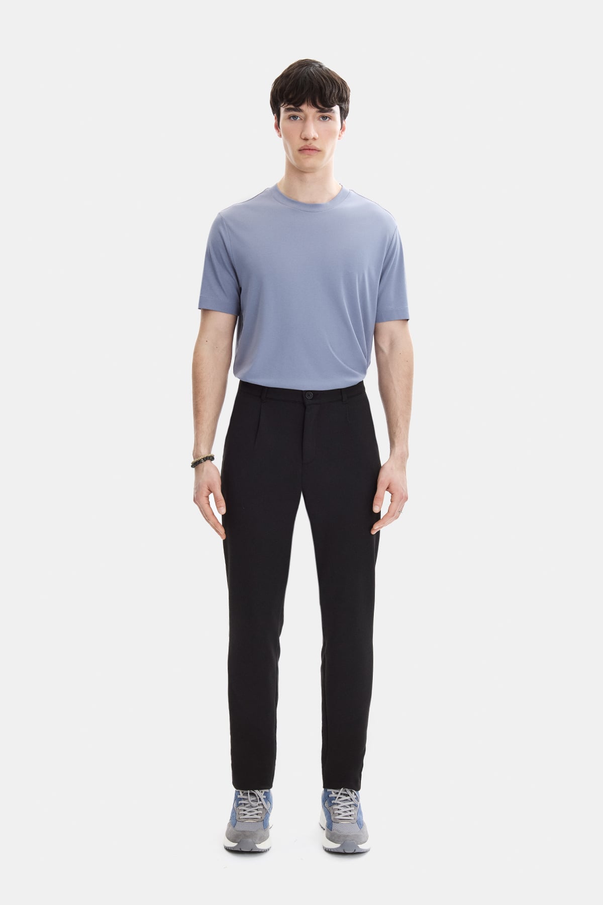 Siyah Slim Fit Pike Jogger Pantolon