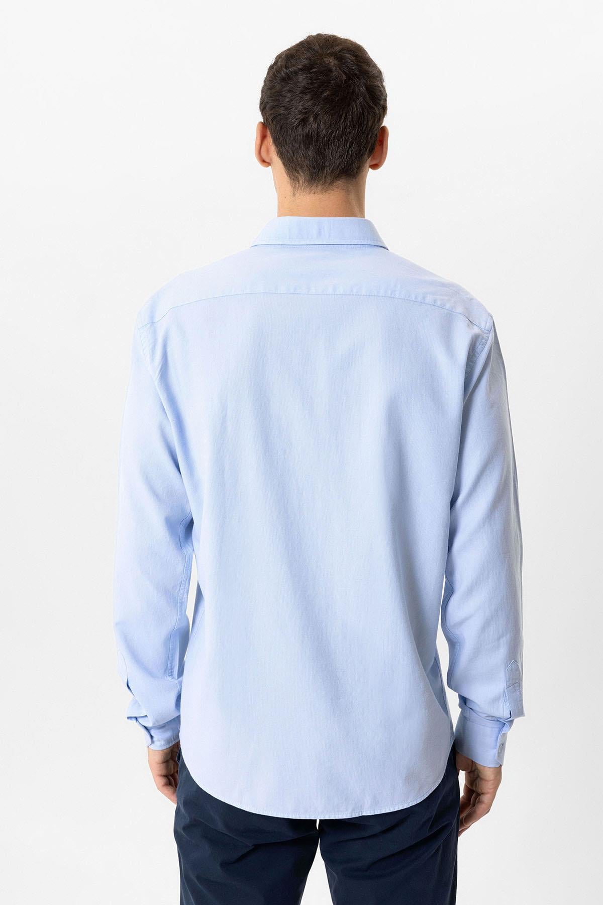 Mavi Slim Fit %100 Pamuk Oxford Gömlek