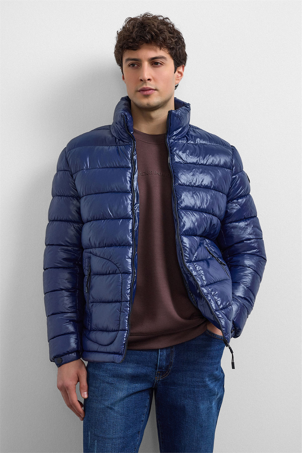 Lacivert Smart Fit Mont