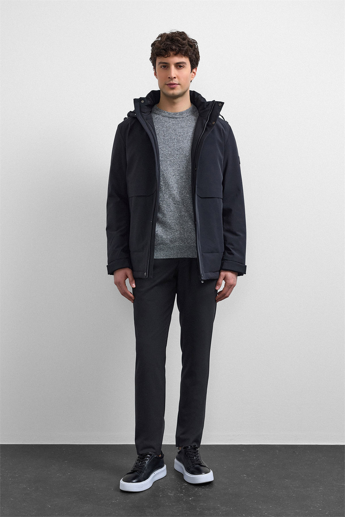 Siyah Smart Fit Mont