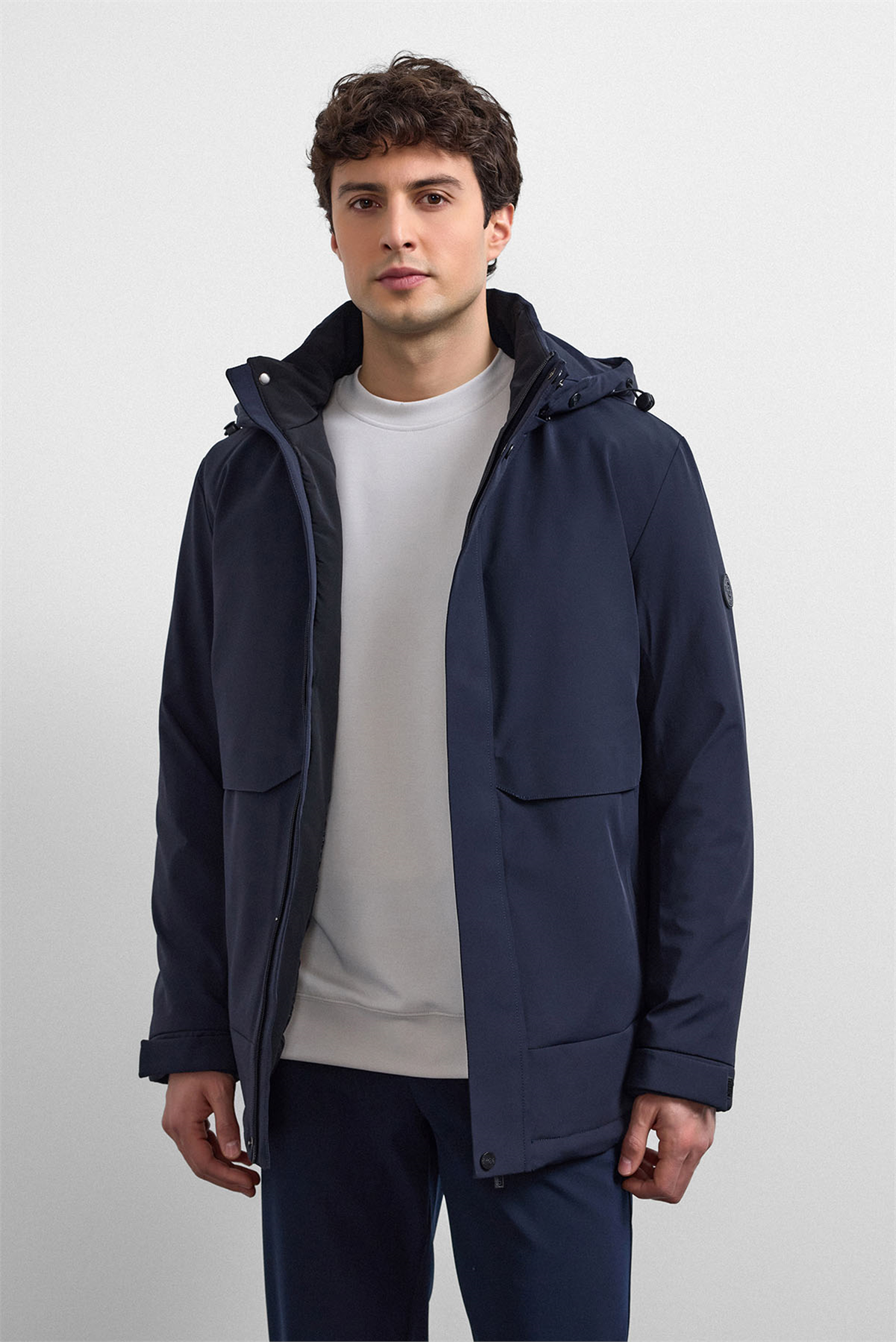 Lacivert Smart Fit Mont