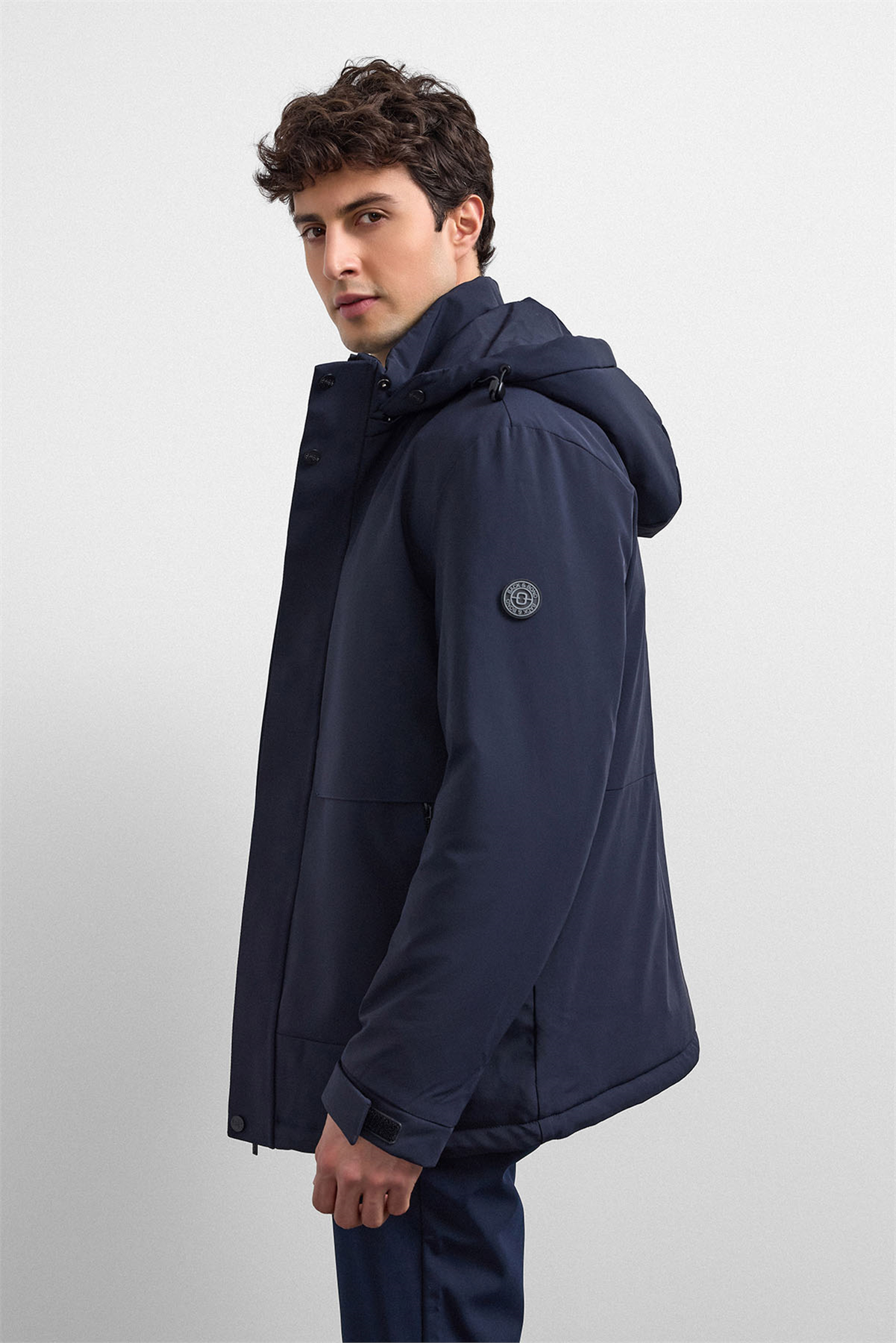 Lacivert Smart Fit Mont