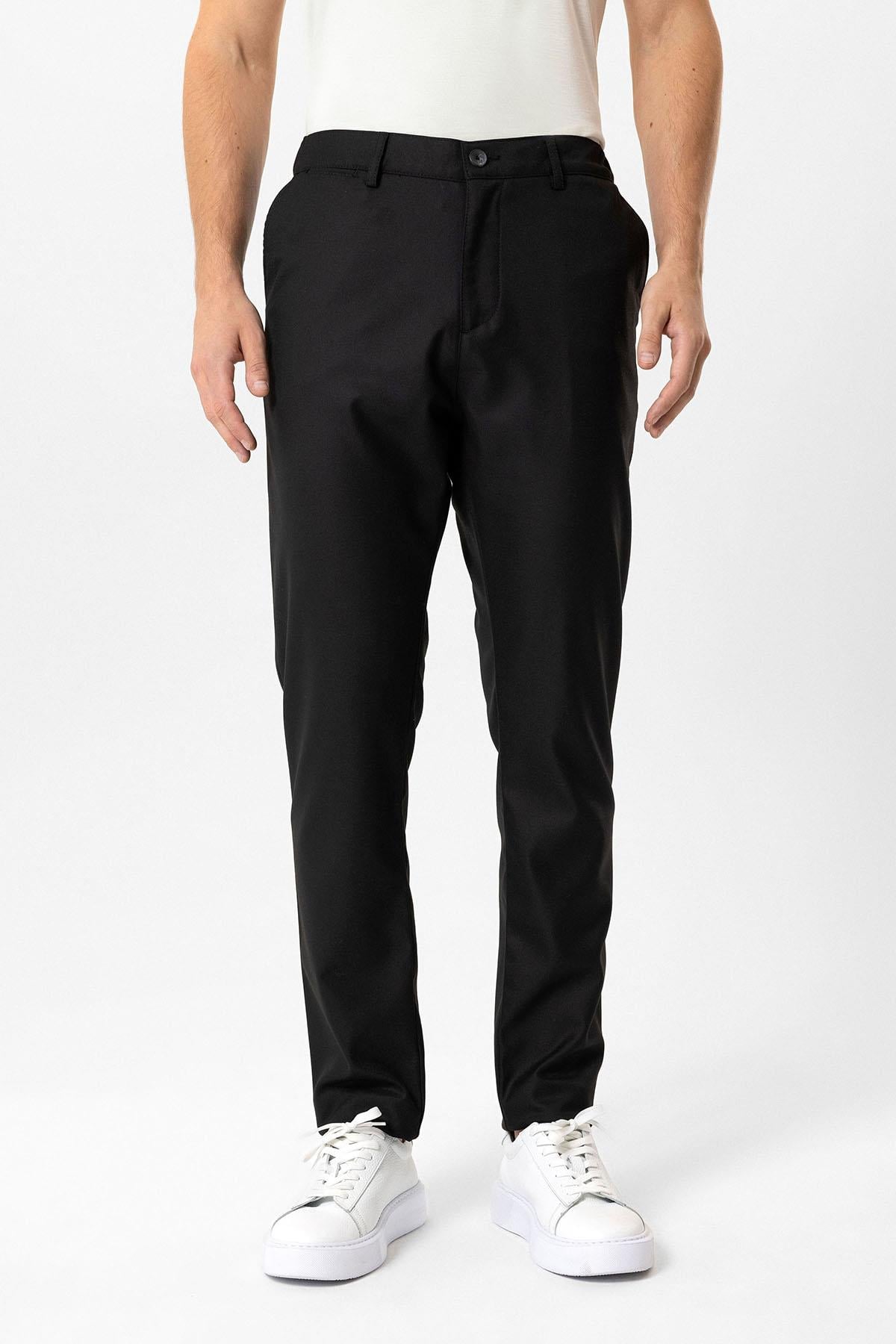 Siyah Smart Fit Jogger Pantolon