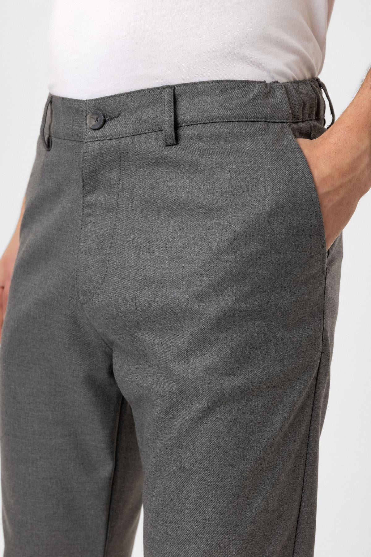 Koyu Gri Smart Fit Pantolon