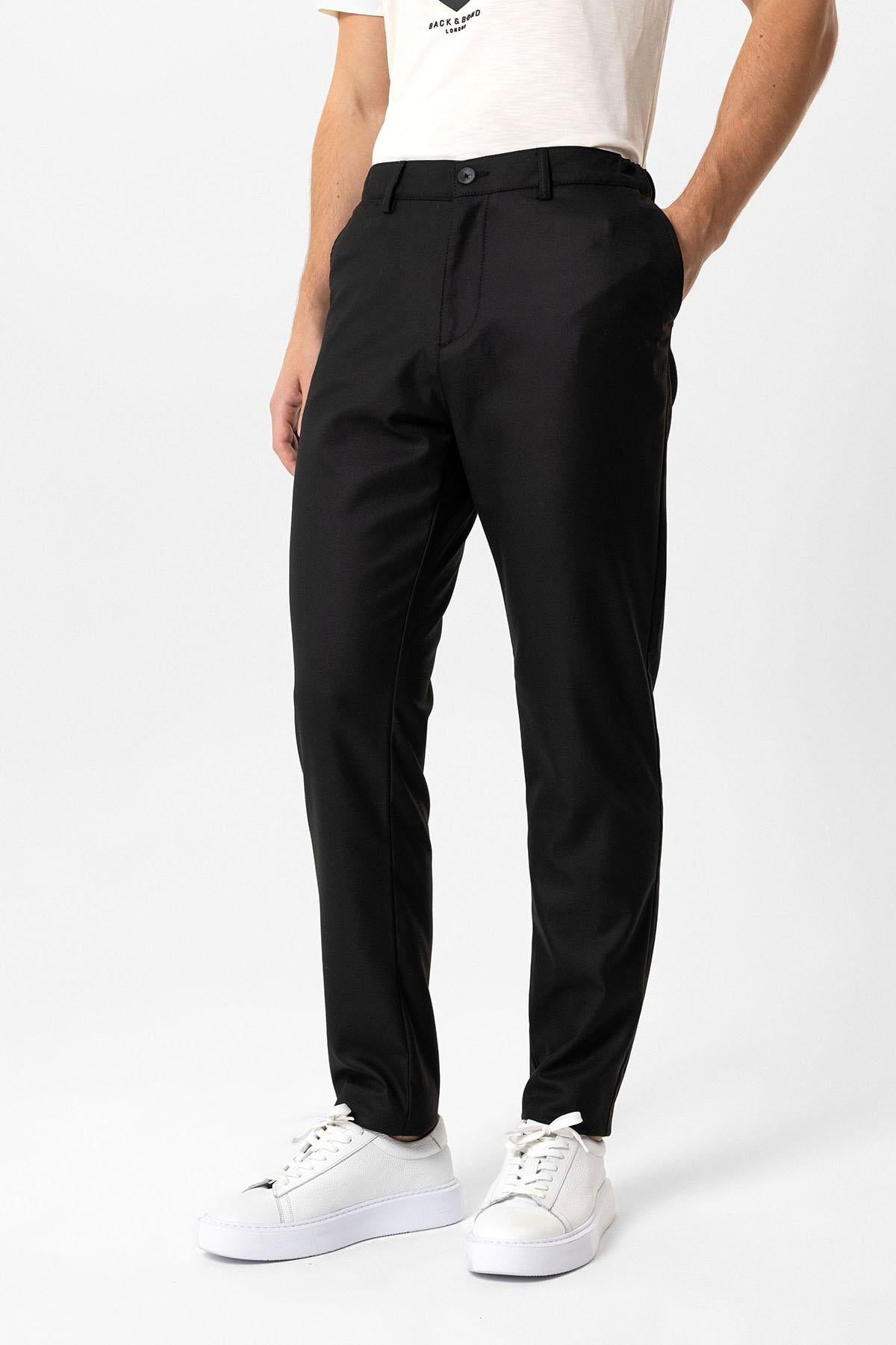 Siyah Smart Fit Jogger Pantolon