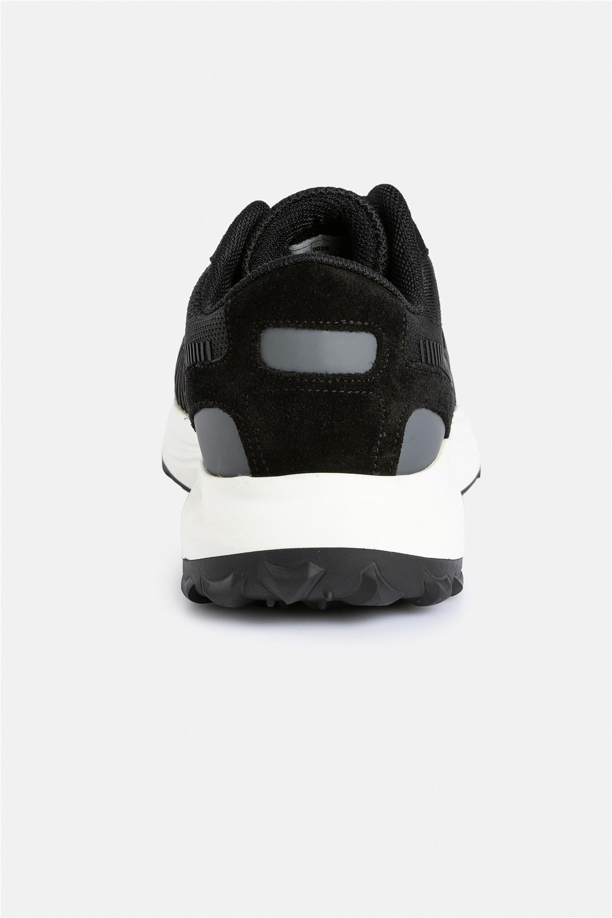 Termo Taban Siyah-Beyaz Sneaker Ayakkabı