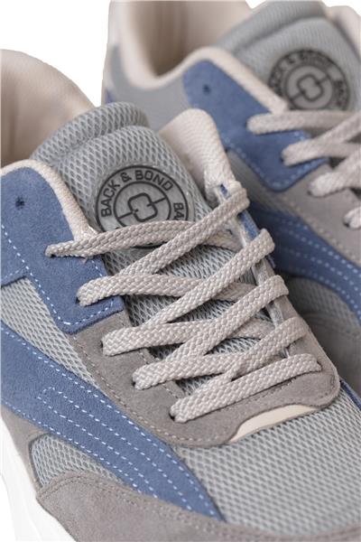 Termo Taban Gri Mavi Sneaker Ayakkabı