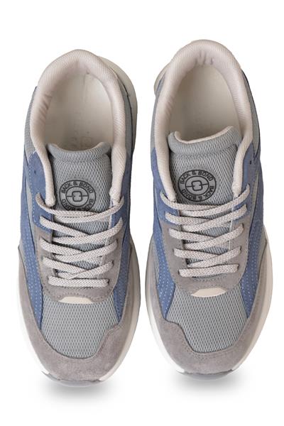 Termo Taban Gri Mavi Sneaker Ayakkabı