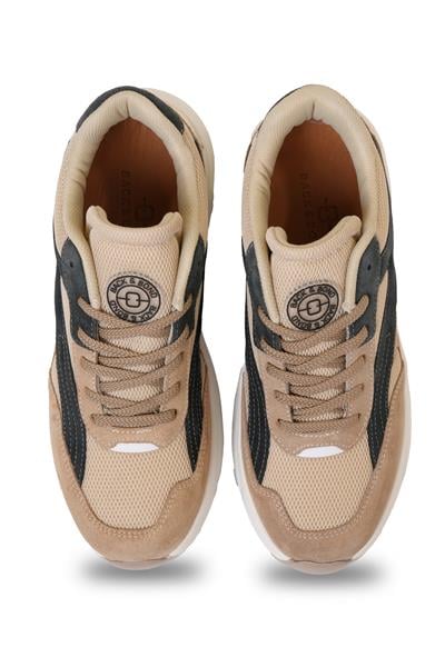 Termo Taban Bej Siyah Sneaker Ayakkabı