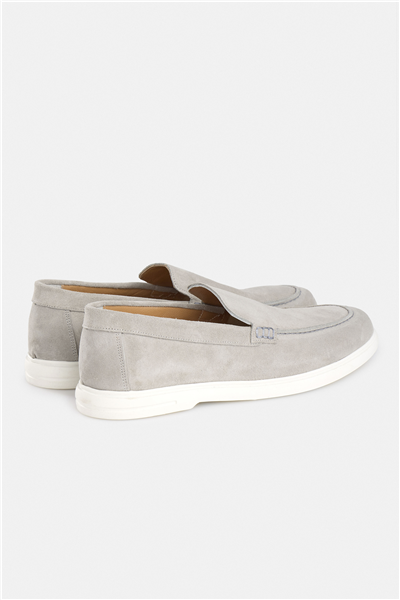 Gri Loafer Ayakkabı