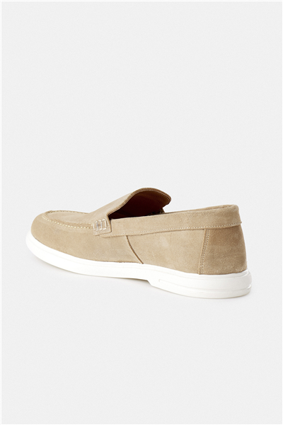 Bej Loafer Ayakkabı