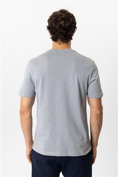 Antrasit Regular Fit %100 Pamuk Bisiklet Yaka Tişört