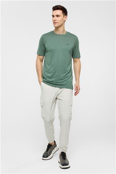 Adaçayı Basic Flamlı Tişört