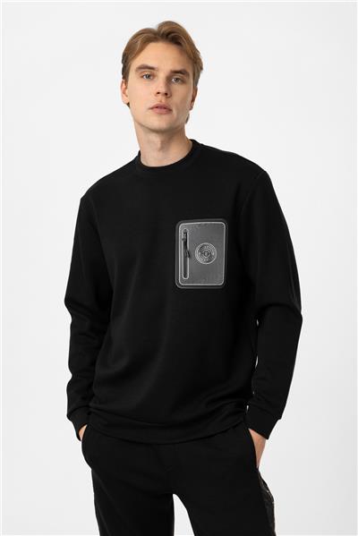 Bisiklet Yaka Regular Fit Sweatshirt