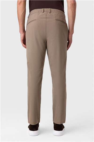 Comfort Fit Kahve Jogger Pantolon
