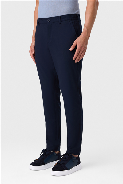 Comfort Fit Lacivert Jogger Pantolon