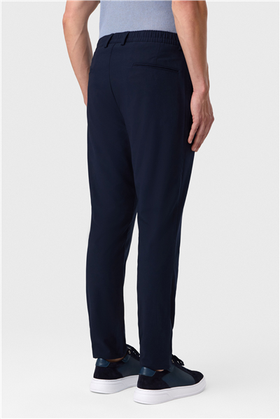 Comfort Fit Lacivert Jogger Pantolon