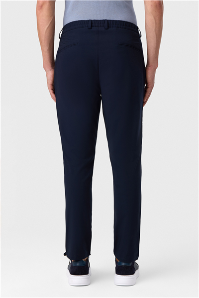 Comfort Fit Lacivert Jogger Pantolon