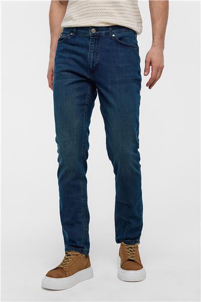 Haki Slim Fit Denim Pantolon