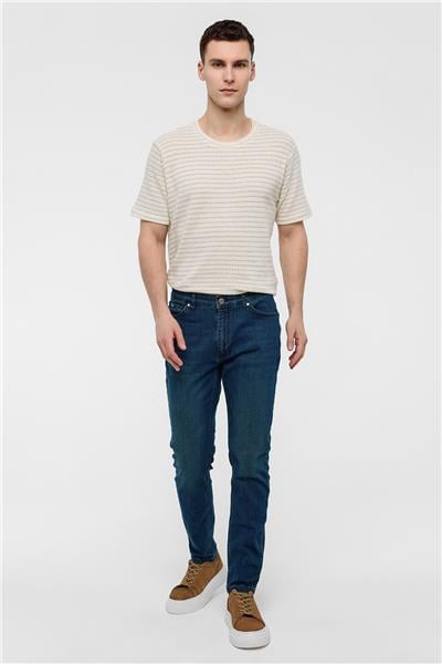 Haki Slim Fit Denim Pantolon