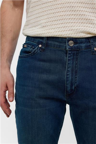 Haki Slim Fit Denim Pantolon