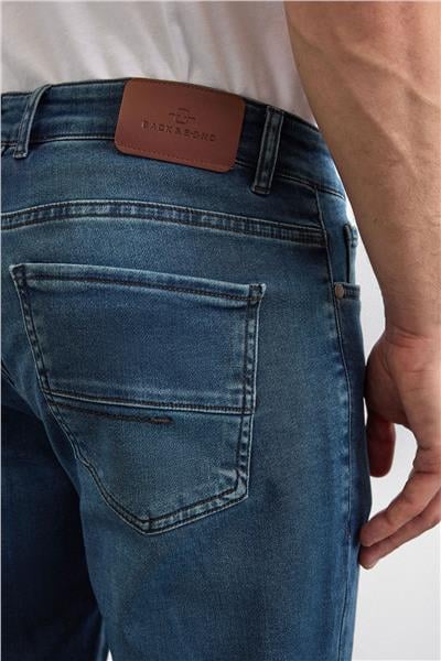 Lacivert Slim Fit Denim Pantolon