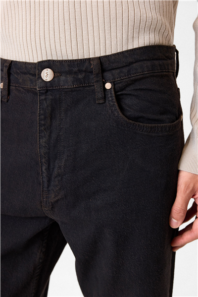 Koyu Lacivert Denim Pantolon