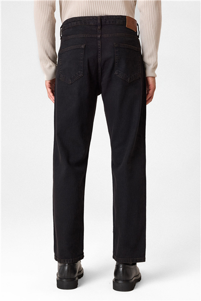 Koyu Lacivert Denim Pantolon