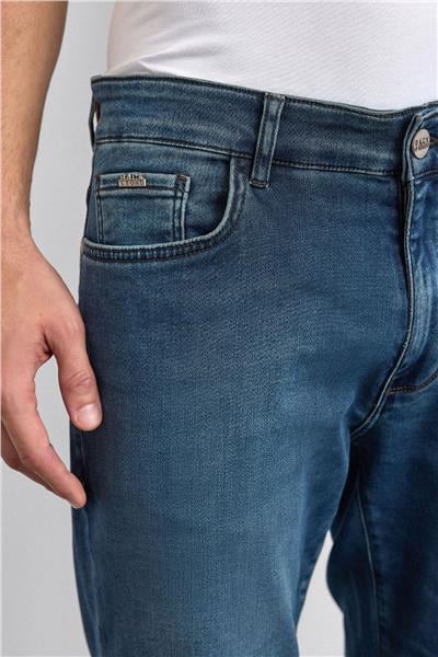 Lacivert Slim Fit Denim Pantolon