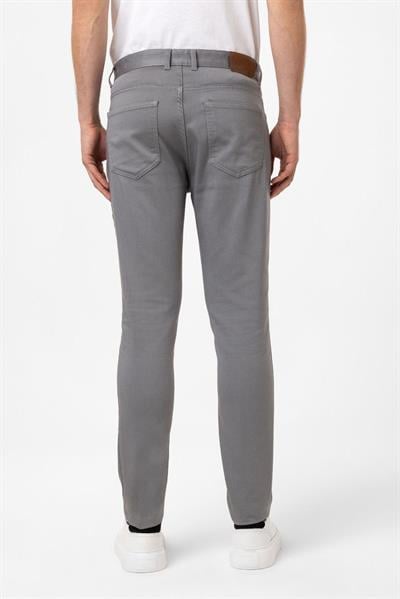 Gri Dokuma 5 Cep Pantolon