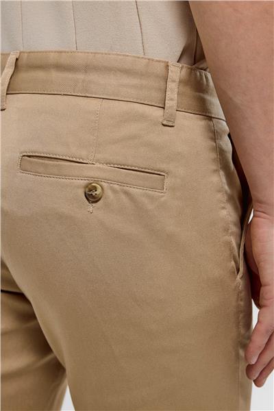 Bej Dokuma Chino Pantolon
