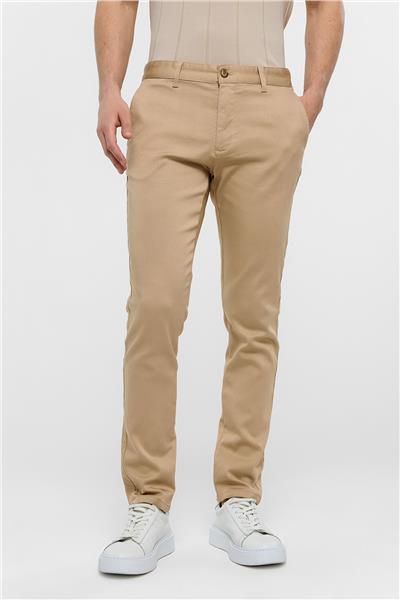 Bej Dokuma Chino Pantolon