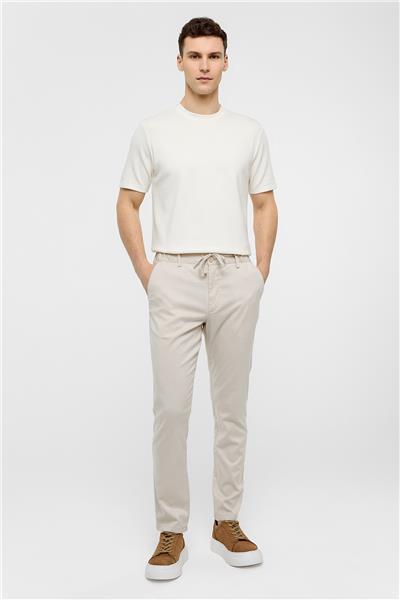 Bej Dokuma Pantolon