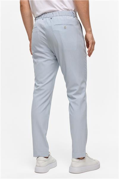 Mavi Slim Fit Dokuma Pantolon