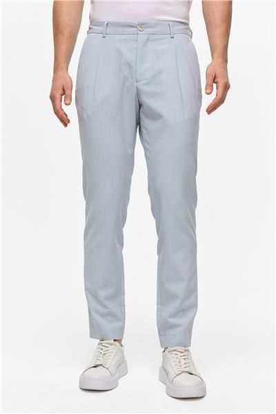 Mavi Slim Fit Dokuma Pantolon