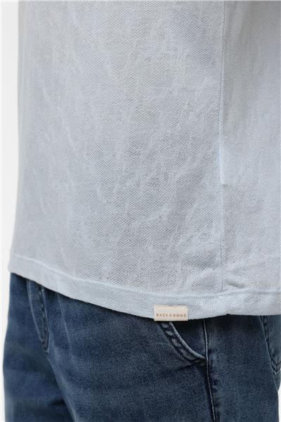 Mavi Regular Fit Düğmesiz Polo Yaka Tişört