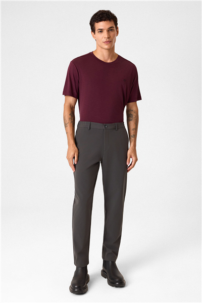 Gri Comfort Slim Jogger Pantolon
