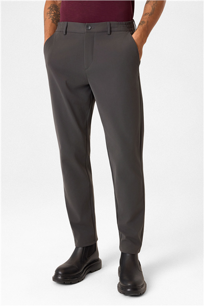 Gri Comfort Slim Jogger Pantolon