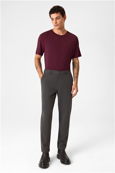 Gri Comfort Slim Jogger Pantolon