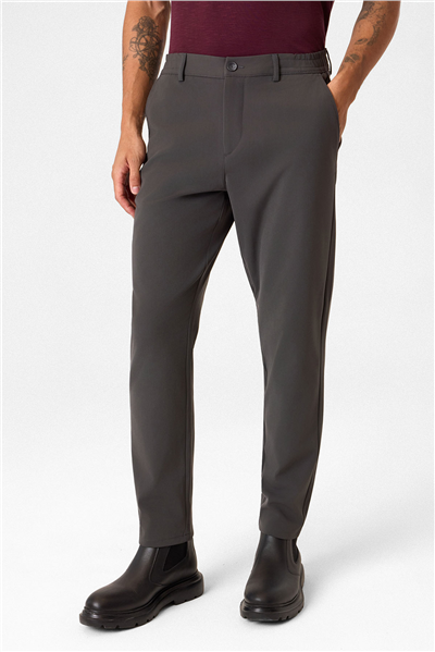 Gri Comfort Slim Jogger Pantolon