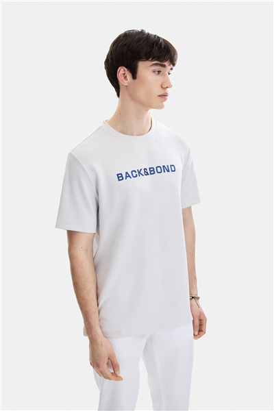 Gri Regular Fit Bisiklet Yaka Tişört