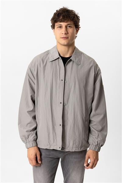 Taş Regular Fit Gömlek Yaka Mont