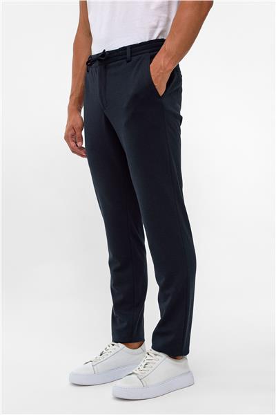 Lacivert Slim Fit Jogger Pantolon