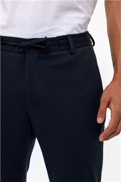 Lacivert Slim Fit Jogger Pantolon