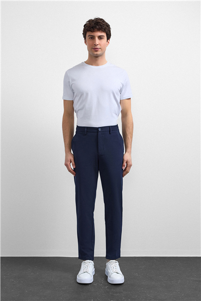 Lacivert Comfort Slim Jogger Pantolon