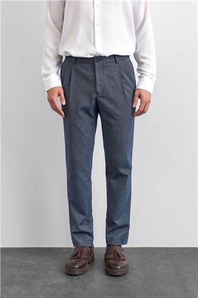 Beli Lastikli Lacivert Cepli Jogger Pantolon