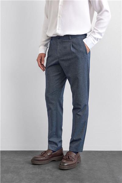 Beli Lastikli Lacivert Cepli Jogger Pantolon