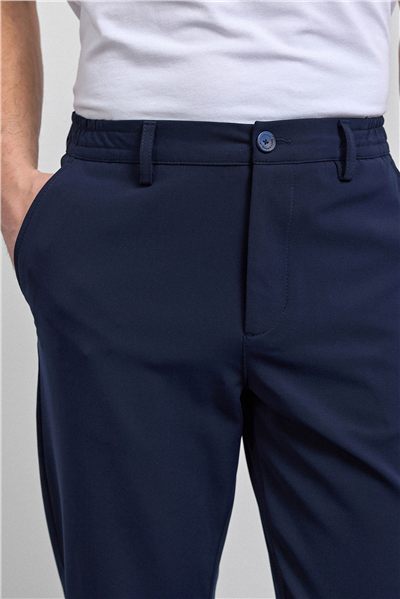 Lacivert Comfort Slim Jogger Pantolon