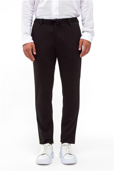 Siyah Slim Fit Jogger Pantolon